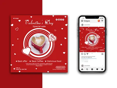 Valentines day special sale social media post banner design art card design company corporate creative creative design creative template design designerluckey illustration logo media template ui unique design valentines day valentines day banner valentines day card valentines day flyer valentines day poster