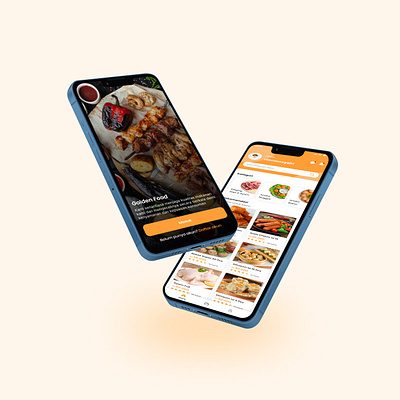 Frozen Food App design food foodapp frozenfood landing page mobileapp ui uiux