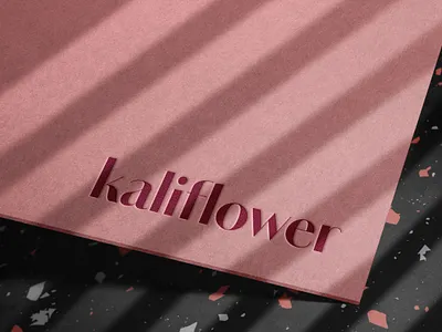 Kaliflower Branding bold branding colorful cultural graphic design indian logo pattern type