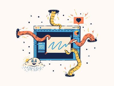 Working Together illustration illustrator