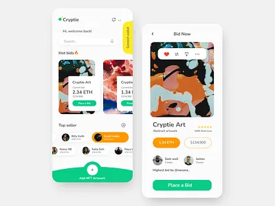 CRYPTIE design mobile mobile design ui uiux user experience user interface ux