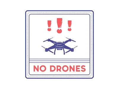 No Drones Sticker Design adobe illustrator branding custom design drones drones sticker graphic design illustration logo maker minimal minimalsit no drones professional retro sign stamp sticker symbol unique vintage
