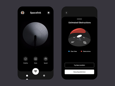 Spacelink branding design illustration internetofspace iot logo mobileapp spacelink starlink tecorb ui userinterface ux vector