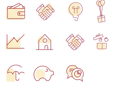 Business Icons business icon icon design vector