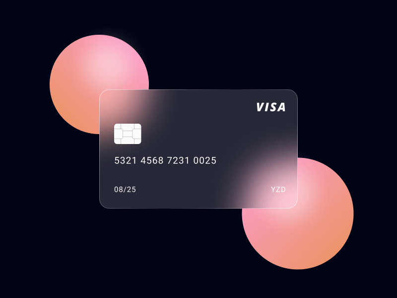 Glass Card card frost frosted glass ui visual design web