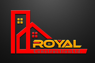 Construction Logo 3d branding design flat graphic design illustration logo vector