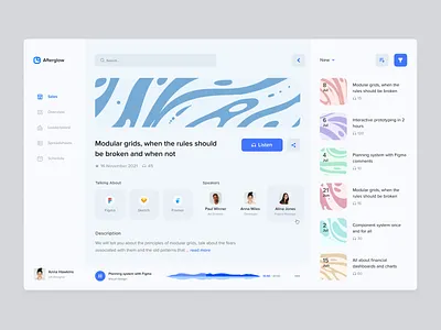 Podcasts Dashboard courses education online podcasts product