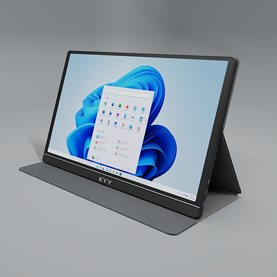 portable display design 3d 3d art design graphic design product concept product design