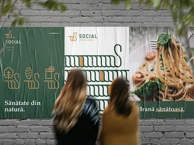 Sleek Bistro Posters bistro branding bistro design brand concept branded materials branding healthy food icosaedru illustration organic outdoor prints pasta posters restaurant identity social bistrocoffee swan visual assets visual branding visual communication