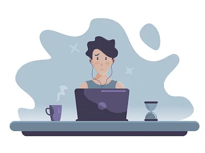 Deadline art artwork design flat flat style graphic design illustration ui