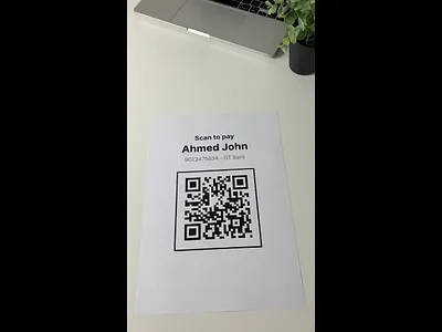 Progressive Web App concept for payment. appdesign clean design digitalpayment dribbblers mobile productdesign qrcode uidesign userexperience userinterface