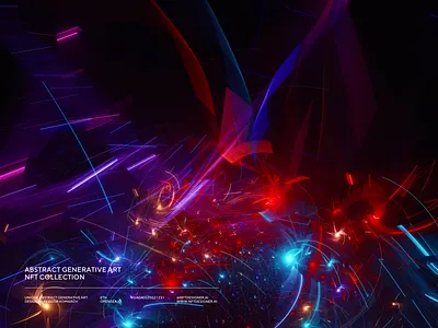 Abstract generative art NFT abstract art background dark generative nft