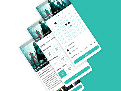 Mobile app for local theater app design mobile design ui ux