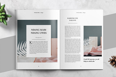 Clean and Minimal Magazine brochure catalog clean design graphic design illustration indesign investor kinfolk layered letter logo design magazine minimalist motion graphics multipurpose print printable template website