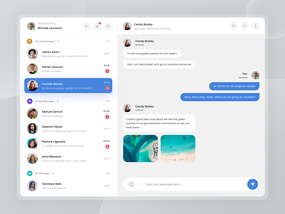 Chatting App Dashboard chat chatting chatting app conversation dashboard group message inbox message messaging messenger social ui uiux ux web app whatsapp