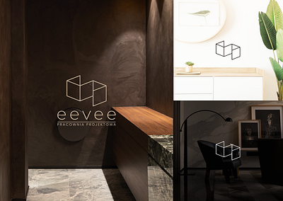 EEVEE - interior design studio branding concept design design studio graphic design interior design logo logotype minimalism rebranding