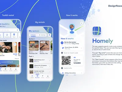 Homely app - Design flows 2021 by Bending spoon app design interface ios iphone mobile ui ux