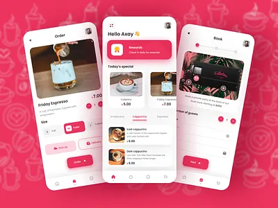 Challenges Food Cafe App Design | Axay Devikar🥰 | app design appdesign axay axaydevikar branding design design food app graphic designer ui designer logo ui ui design uidesign uiux