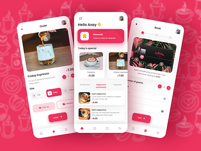 Challenges Food Cafe App Design | Axay Devikar🥰 | app design appdesign axay axaydevikar branding design design food app graphic designer ui designer logo ui ui design uidesign uiux