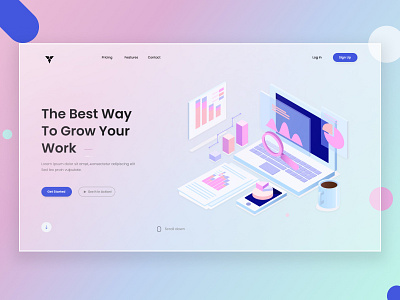 Business Management Web app business business management design graphic design illustration management marketing ui ux web ui