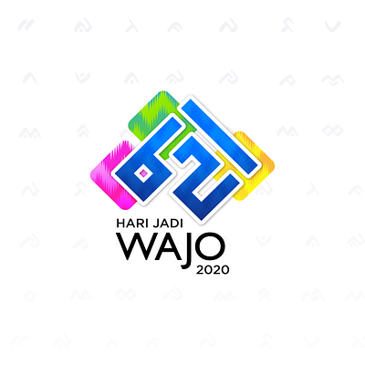 Logo of Hari Jadi Wajo 621 branding buginese culture festival indonesia logo sutera traditional