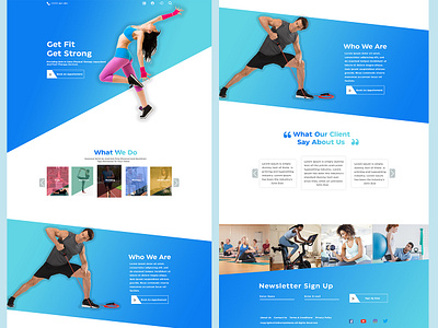 fitness design dribble graphic design logo mockup photoshop typography webdesign