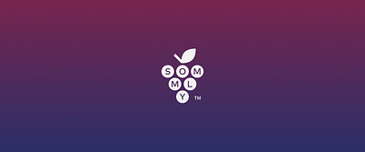 S O M M L Y booking flat grapes icon identity leaf lettering logobranding logotype resort restaurant store tour typography ui ux vineyard wine wine club winery