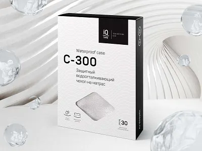 IQ Sleep C300 packaging design aquastop bedroom textiles branding case graphic design home textiles mattress topper package package design protective case sleep textiles topper аквастоп дизайн упаковки текстиль для дома текстиль для сна текстиль для спальни топпер топпер на матрас упаковка