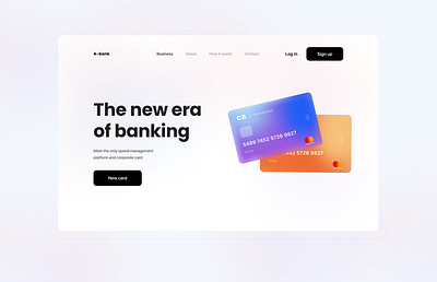 Landing page - Banking app banking design landingpage mainpage