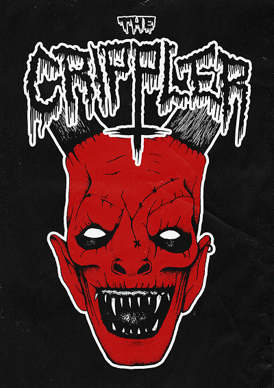 THE CRIPPLER graphic design illustration logo