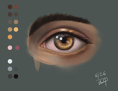 Your left eye - Digital art illustration