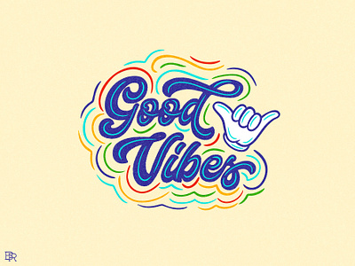 Good Vibes design_BRD_2-4-22 design illustration procreate brushes retro t shirt vintage