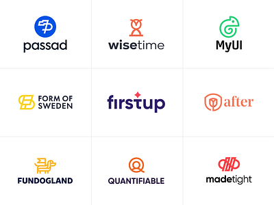 Top 9 of 2021 app b2b brand identity cms colors digital marketing dog fun love modern logo rebranding saas software company sustainability tech startup time top 9 ui web application logo wise