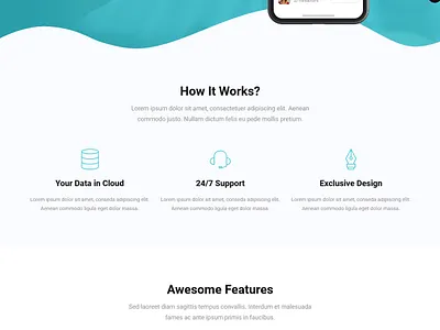 Naxos - React Gatsby JS App Landing Page Template react landing template