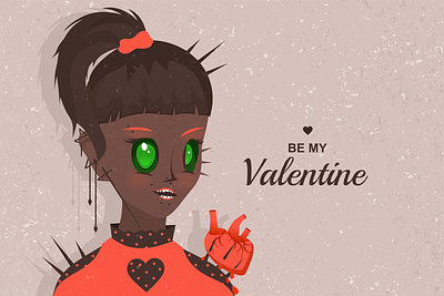 BE MY VALENTINE artwork characterdesign design digital illustration digitalart graphicdesign illustration