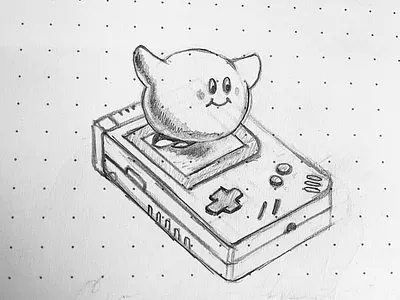Kirby is life branding btc character design eth gameboy illustration kirby minneapolis mn nft texture
