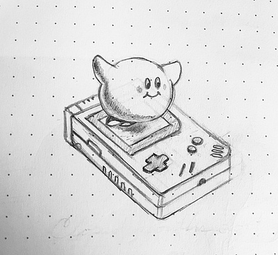 Kirby is life branding btc character design eth gameboy illustration kirby minneapolis mn nft texture