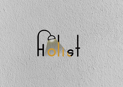 LIGHTING COMPANY "HOLIST" LOGO amazing logo business logo creative logo design flat logo fresh new logo graphic designer holist logo illustration lighting business logo lighting company logo logo logo creator logo designer logo maker minimalist logo modern logo mzmonir outstanding logo unique logo