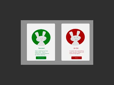 Flash message animals dailyui ui design illustration
