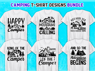 Camping SVG T-Shirt design bundle camping camping t shirt design graphic design illustration svg svg t shirt svg bundle t shirt design typography vector