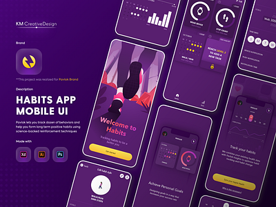 Habits design designinspiration habit habits task uiinspiration uitrends uiux uiuxdesign