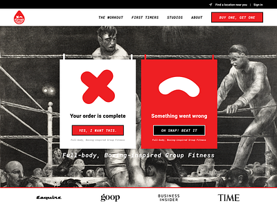 DailyUI #11 Flash Message boxing dailyui design flash message rumble ui