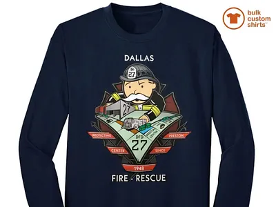 Full Color Logo Print american made branding bulk custom shirts company custom shirts custom apparel design logo screen printing