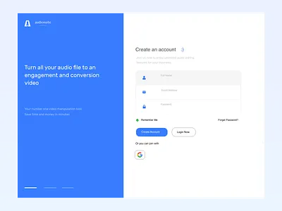 Signup page for Saas app branding dashboard design graphic design icon illustration logo ui ux vector