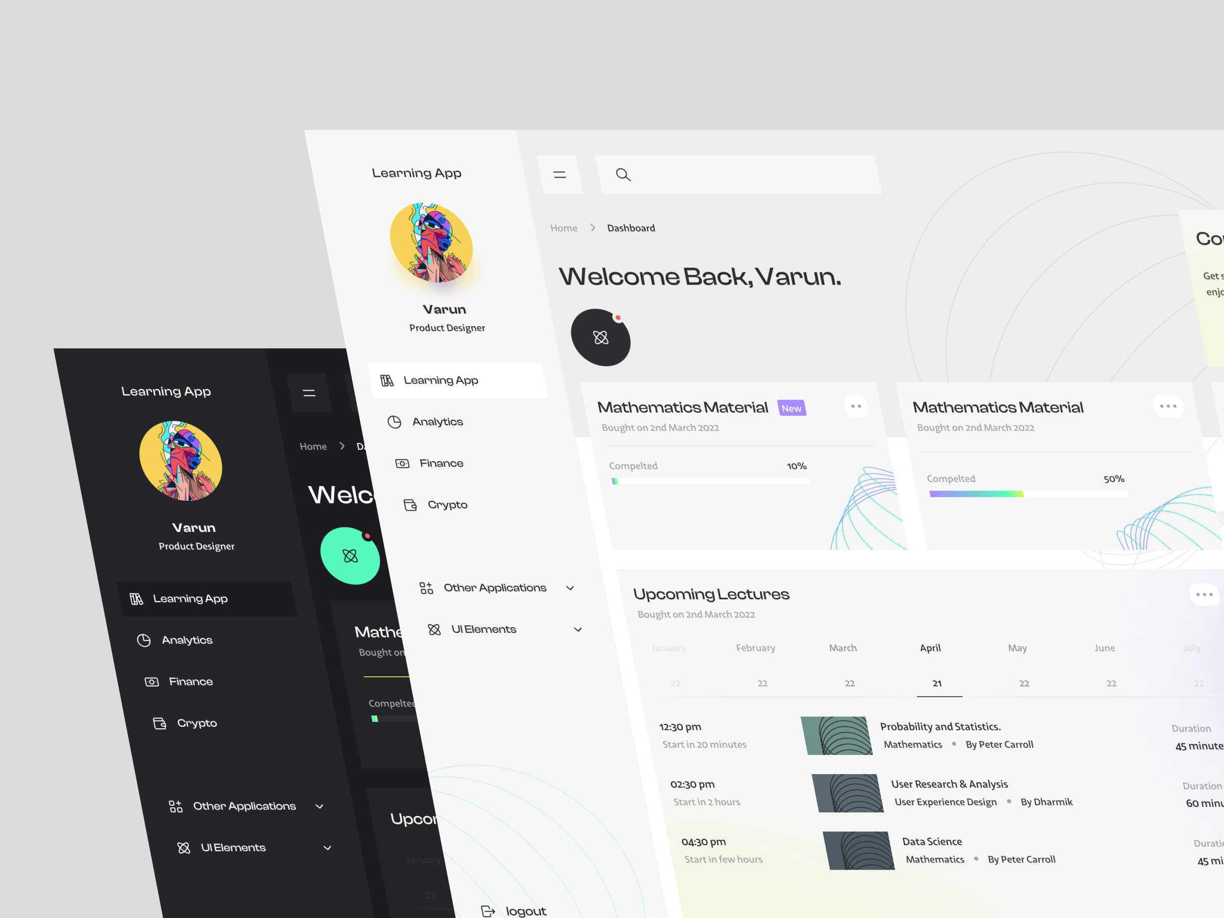 Tokyo Dashabord Experiment app application design typography ui ux