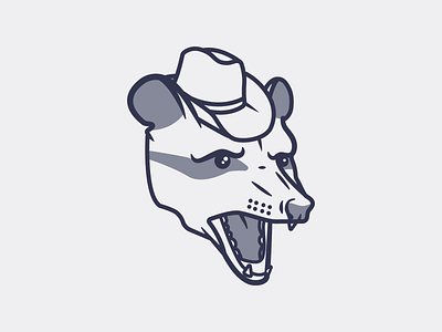 Possum Properties Logo brand branding illustration logo possum