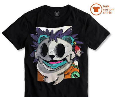 Full Color Custom Shirt american made bulk custom shirts company custom shirts custom apparel design illustration logo vector