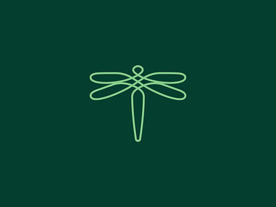 Dragonfly symbol branding brandmark design dragonfly identity logo mark minimal symbol