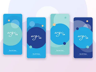 Fertility clinic splash screen concepts blue branding clinic dashboard design green illustration logo medical product design splash splash screens