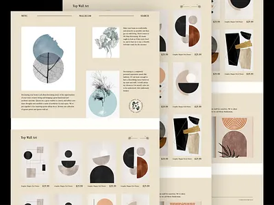 Wall Art Shop Web Exploration apartment art art gallery buy art design hand drawn header interface interior design minimal paint paint shop sketch space ui design wall art wall art shop wall paint wall space web design